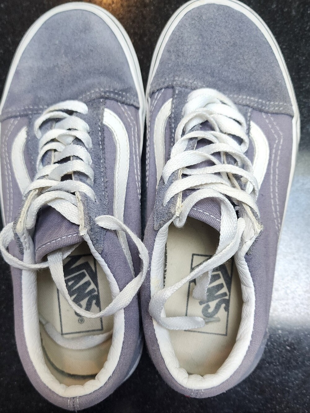 Vans Old Skool  Sneakers - Gray Suede And Canvas US Size 5.5 Womens